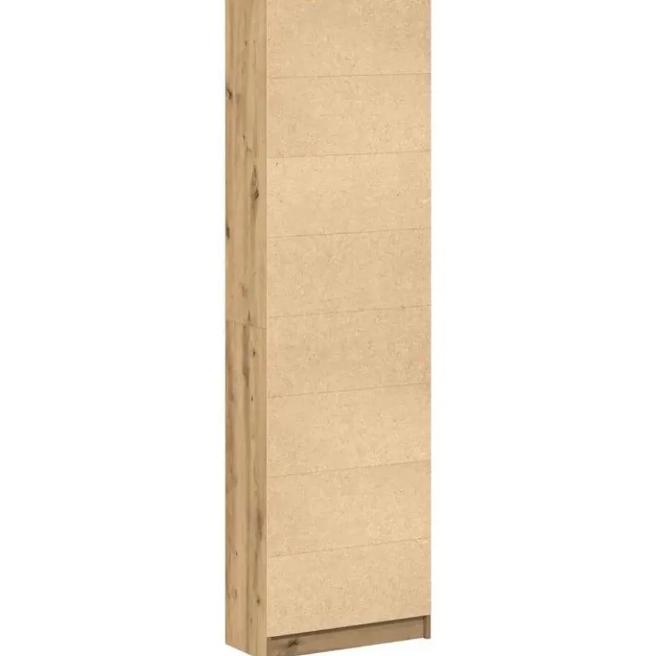 vidaXL - 2-deurs Kledingkast met planken - Hout - Artisan eiken - 55x25x189 cm
