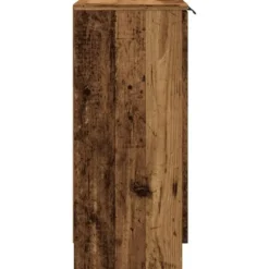 vidaXL - Dressoir met 2 deuren - Oud hout - Bewerkt hout - 60x30x70 cm
