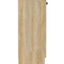 vidaXL - Dressoir met 2 deuren - Sonoma eiken - Bewerkt hout - 60x30x70 cm