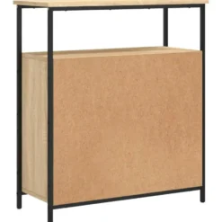 vidaXL - Dressoir met 1 plank 2 deuren - Sonoma eiken - Hout -70x30x80 cm