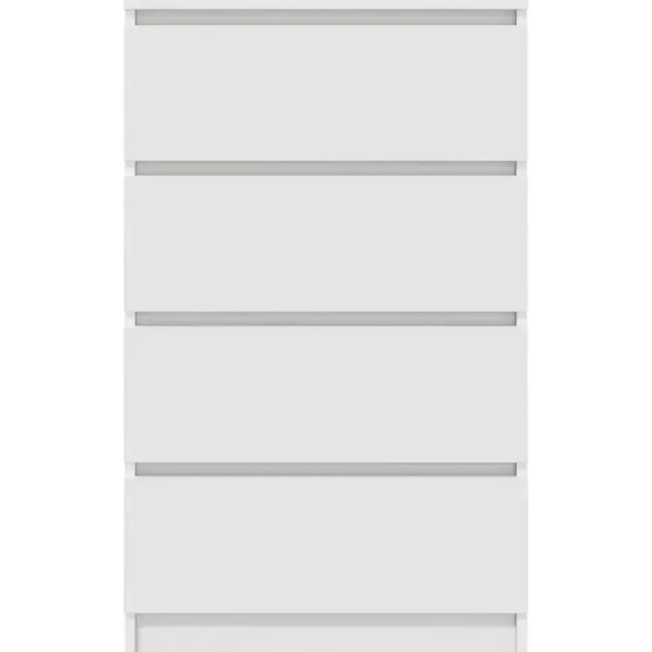 vidaXL - Dressoir - Wit - Bewerkt hout