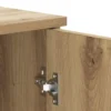 vidaXL - Dressoir 80x36x75 cm bewerkt hout artisanaal eikenkleur