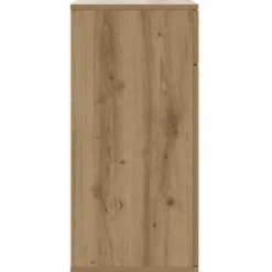vidaXL - Dressoir 80x36x75 cm bewerkt hout artisanaal eikenkleur