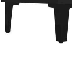 vidaXL - Dressoir 69,5x34x90 cm bewerkt hout zwart dressoir
