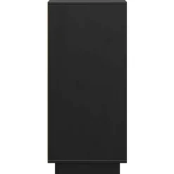 vidaXL - Dressoir - Zwart - Grenenhout - 2 stuks