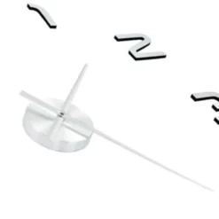 vidaXL - 3d-wandklok - Zilver - Acryl