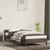 vidaXL - Eenpersoonsbed frame - Donkergrijs - Fluweel - 80x200 cm