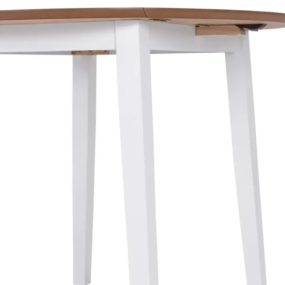 vidaXL - Eetkamertafel - Wit - MDF