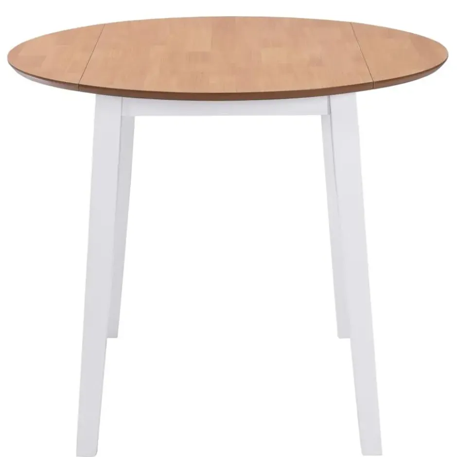 vidaXL - Eetkamertafel - Wit - MDF