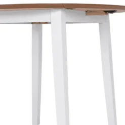 vidaXL - Eetkamertafel - Wit - MDF