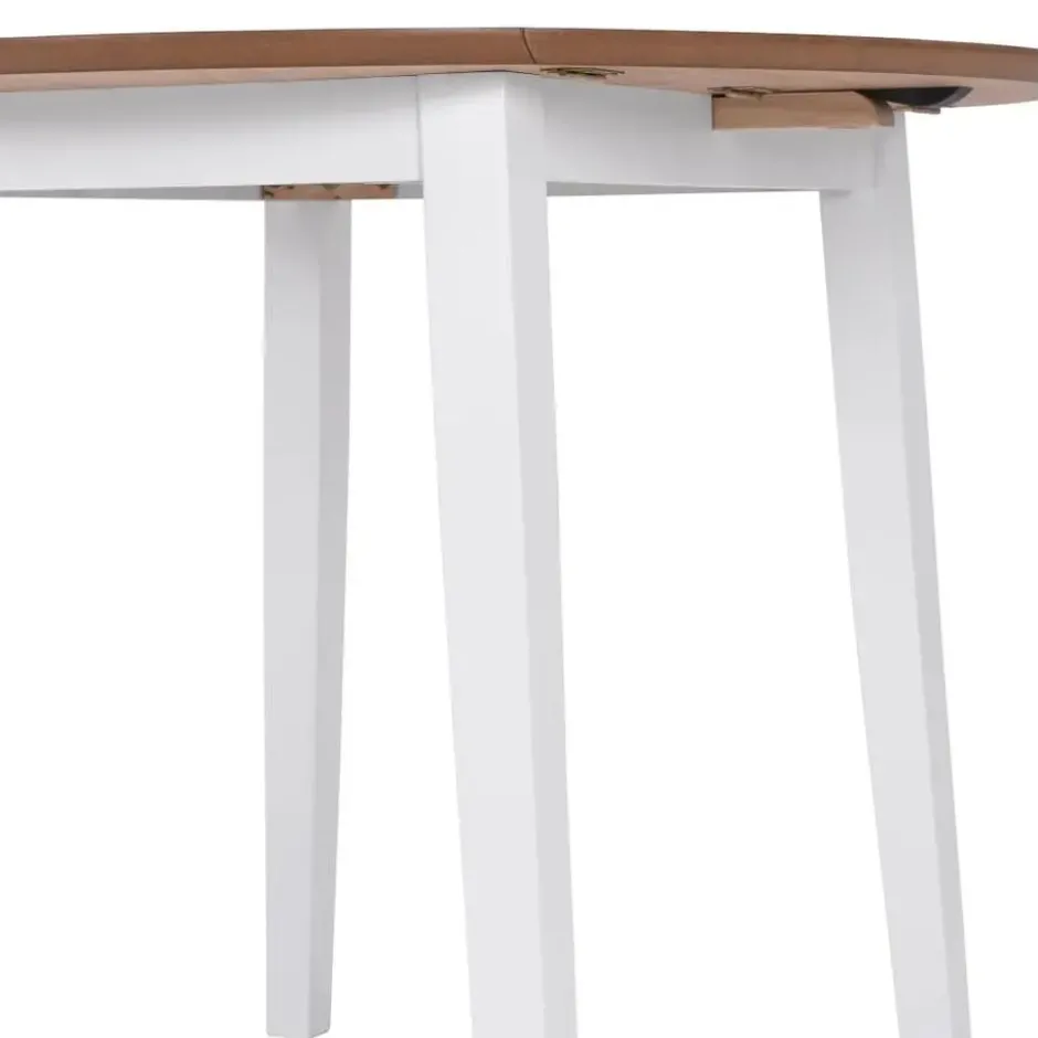 vidaXL - Eetkamertafel - Wit - MDF