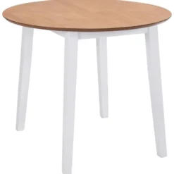 vidaXL - Eetkamertafel - Wit - MDF
