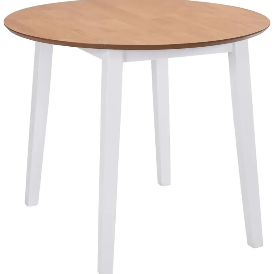 vidaXL - Eetkamertafel - Wit - MDF