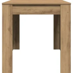 vidaXL Eettafel - Artisanaal eiken - Bewerkt hout - 140x74.5x76 cm