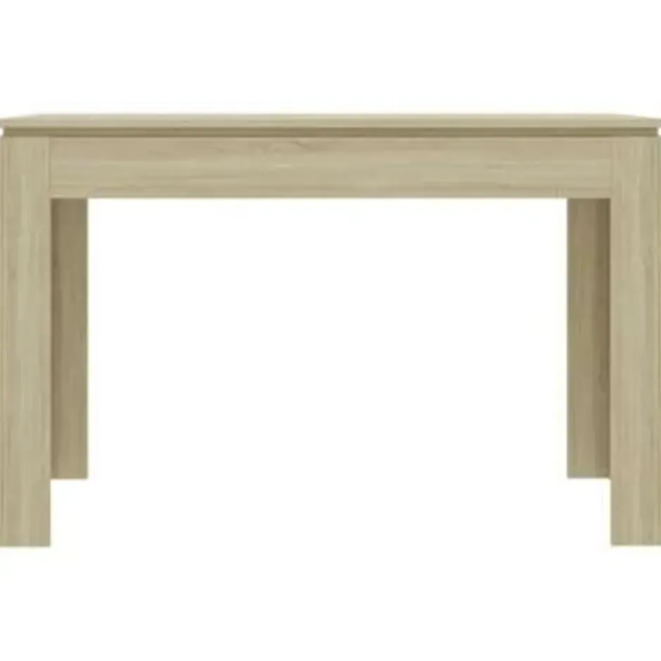 vidaXL - Eettafel - Bruin - Bewerkt hout