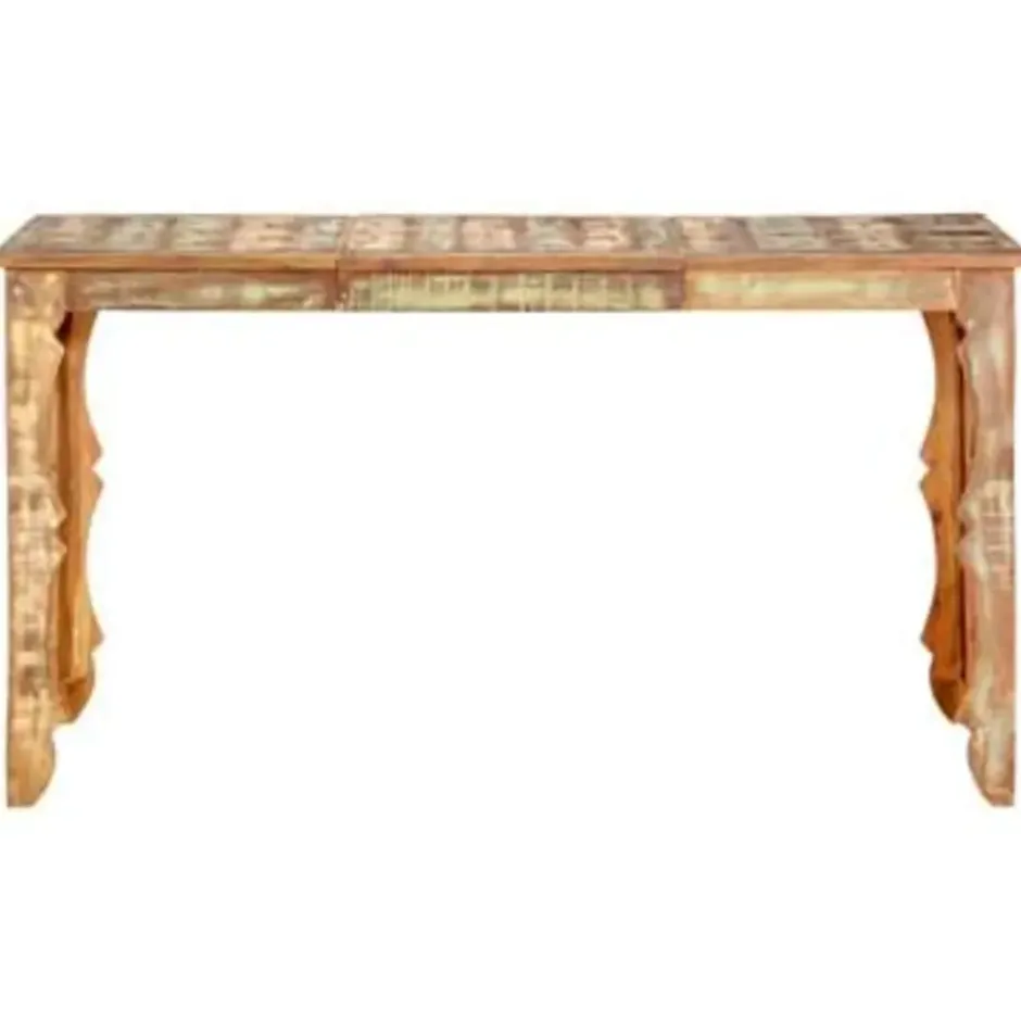 vidaXL - Eettafel - Bruin - Gerecycled hout - 140 x 70 x 76 cm