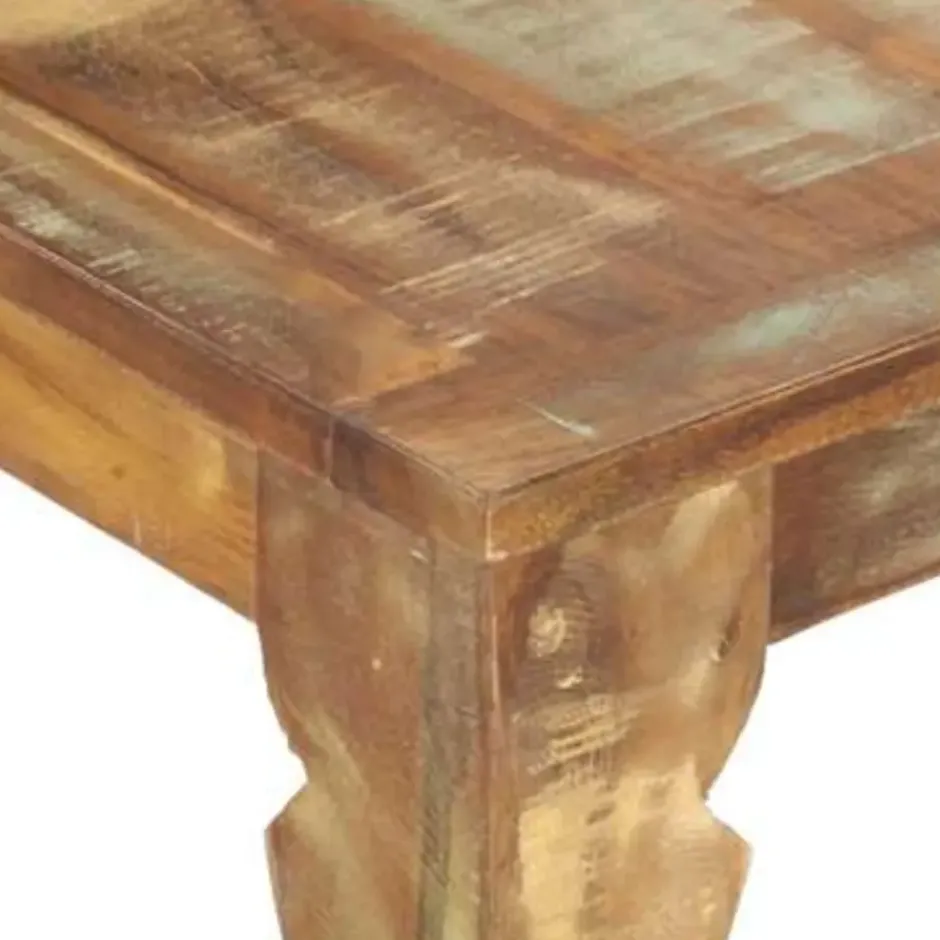 vidaXL - Eettafel - Bruin - Gerecycled hout - 140 x 70 x 76 cm