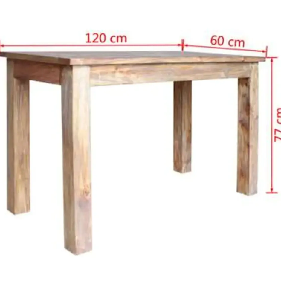 vidaXL - Eettafel - Bruin - Hout