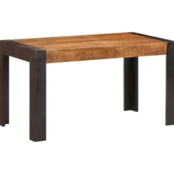 vidaXL - Eettafel - Bruin - Hout - 140 x 70 x 76 cm