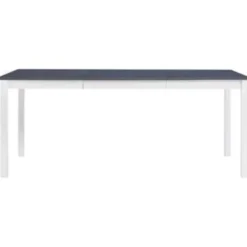 vidaXL - Eettafel - Grijs - Grenenhout - 180 x 90 x 73 cm