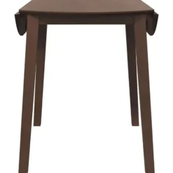 vidaXL Eettafel - Inklapbare tafel - Lichtbruin - Rubberhout - 90x90x55 cm