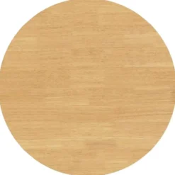 vidaXL Eettafel - Inklapbare tafel - Naturel - Massief rubberhout - 90x90x55 cm