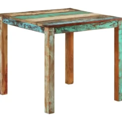 vidaXL - Eettafel - Multikleur - Hout - 82 x 80 x 76 cm