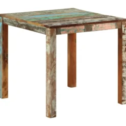 vidaXL - Eettafel - Multikleur - Hout - 82 x 80 x 76 cm