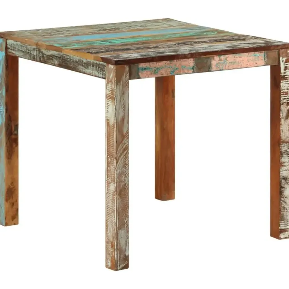 vidaXL - Eettafel - Multikleur - Hout - 82 x 80 x 76 cm