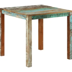 vidaXL - Eettafel - Multikleur - Hout - 82 x 80 x 76 cm