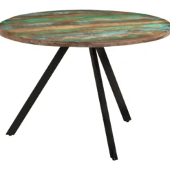 vidaXL - Eettafel - Multikleur - Hout