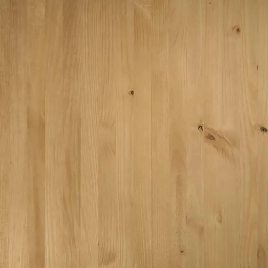 vidaXL Eettafel NOAIN met X-poten - Naturel - Massief grenenhout - 160x90 cm