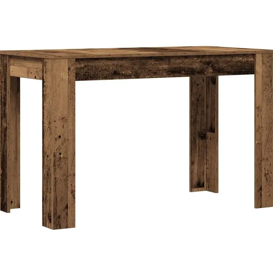 vidaXL Eettafel - Rechthoekige tafel - Oud hout - Bewerkt hout - 120x60 cm