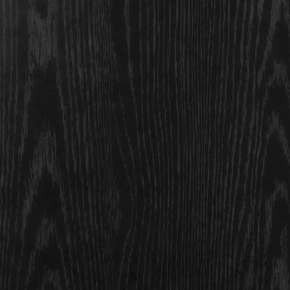 vidaXL Eettafel - Rechthoekige tafel - Zwart eiken - Hout - 140x74.5x76 cm