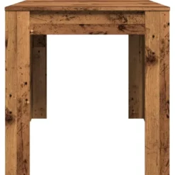 vidaXL Eettafel - Rechthoekige tafel - Oud hout - Bewerkt hout - 140x74.5x76 cm