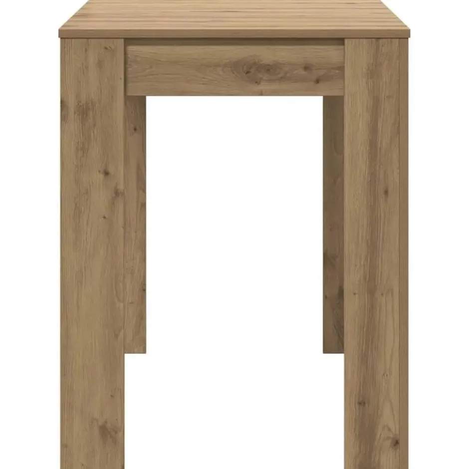 vidaXL Eettafel - Rechthoekige tafel - Artisanaal eiken - Hout - 120x60 cm