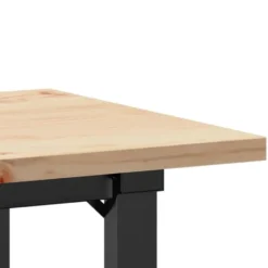 vidaXL Eettafel - Rechthoekige tafel met U-poten - Grenenhout - 80x50x75.5 cm