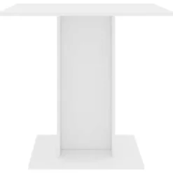 vidaXL - Eettafel - Wit - Bewerkt hout