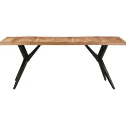 vidaXL - Eettafel - Wit - Hout - 200 x 90 x 76 cm