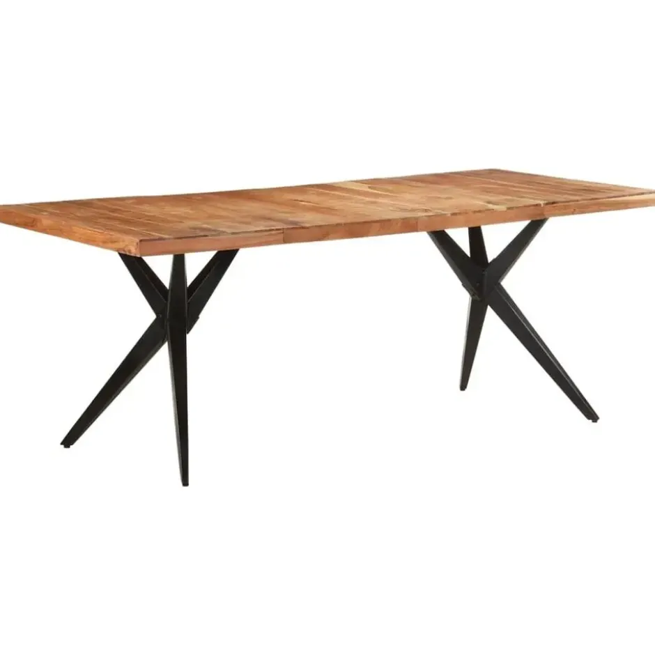vidaXL - Eettafel - Wit - Hout - 200 x 90 x 76 cm