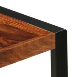 vidaXL Eettafel 140x70x75 cm massief sheeshamhout