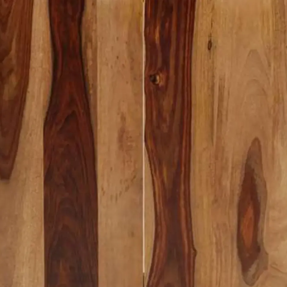vidaXL Eettafel 140x70x75 cm massief sheeshamhout