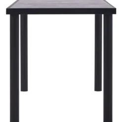 vidaXL - Eettafel - Zwart - MDF - 140 x 70 x 75 cm
