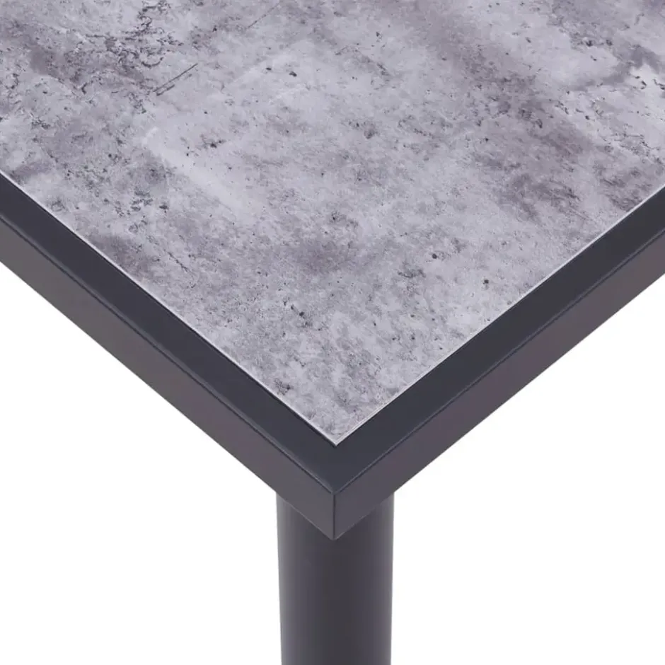vidaXL - Eettafel - Zwart - MDF - 140 x 70 x 75 cm