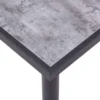 vidaXL - Eettafel - Zwart - MDF - 160 x 80 x 75 cm