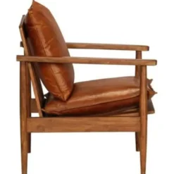 vidaXL - Fauteuil - Bruin - Leer
