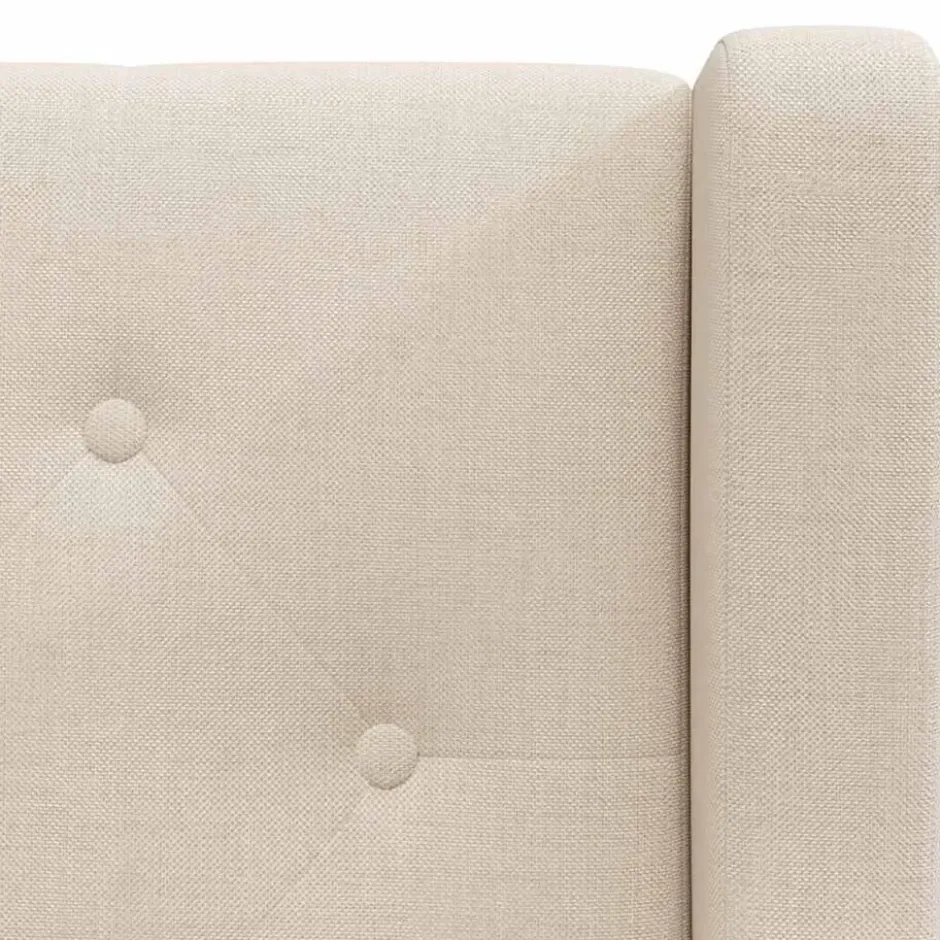 vidaXL - Fauteuil - Wit - Stof