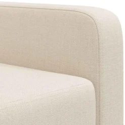 vidaXL - Fauteuil - Wit - Stof