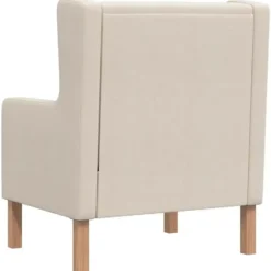vidaXL - Fauteuil - Wit - Stof