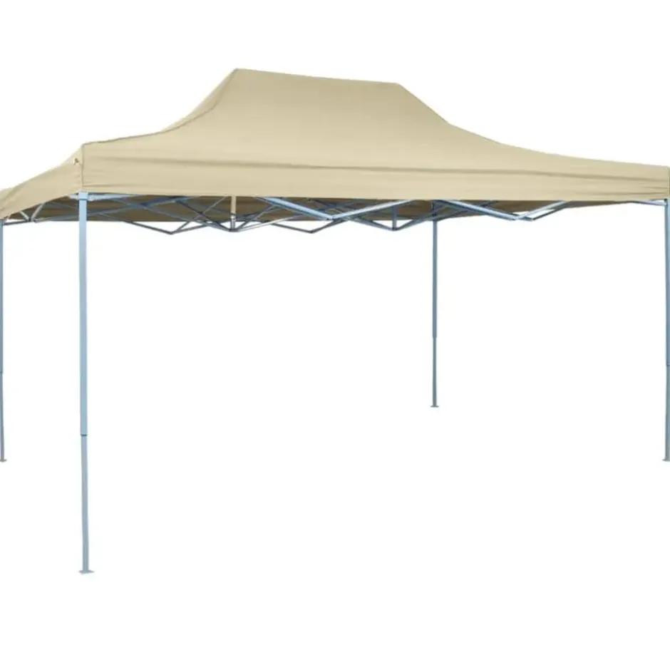 vidaXL - Feesttent - Wit - Stof